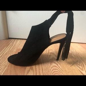 Aquazurra Peep Toe - black heel